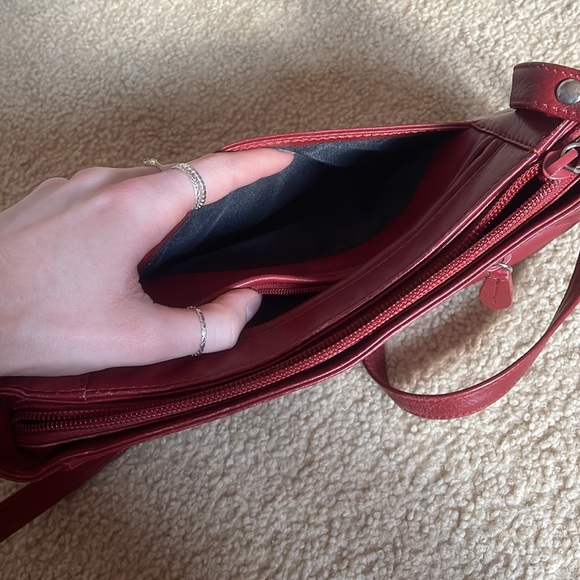 Derek Alexander Red Y2K Leather Purse - Picture 10 of 13